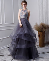 Elegant Beaded Quinceanera Evening Prom Gown - FashionByTeresa